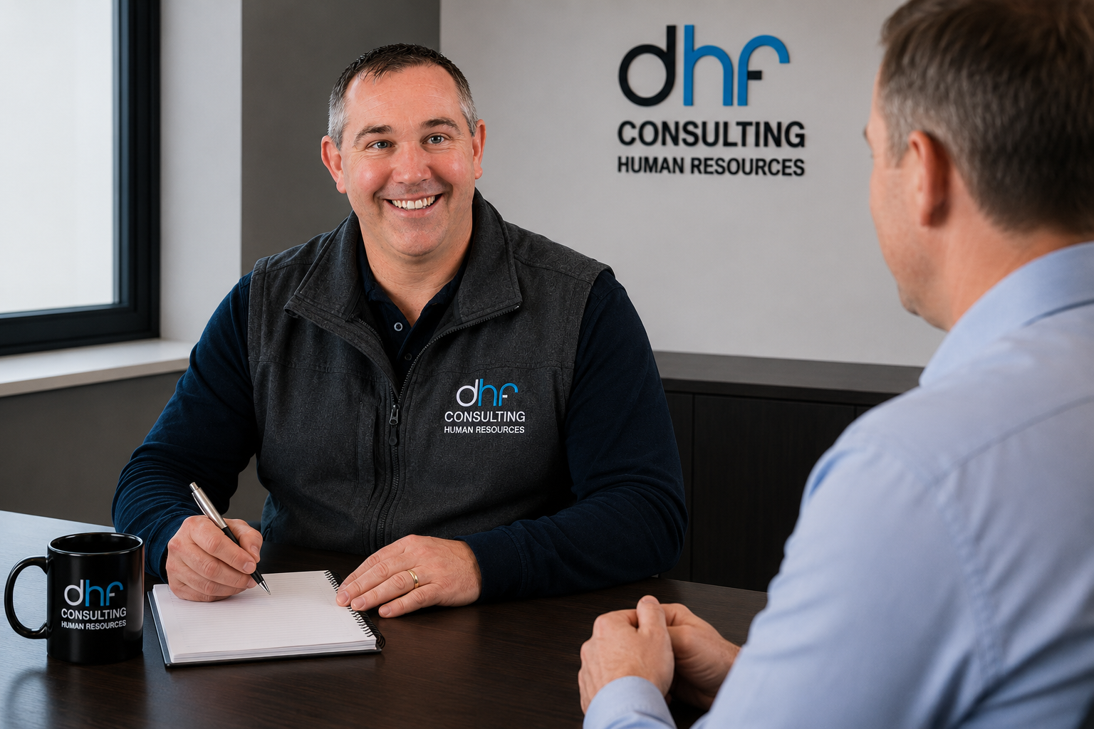 David Heath French providing retained HR consultancy to a business client in Lincolnshire.